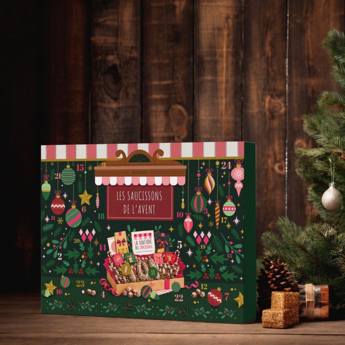 Calendrier avent saucisson artisanal