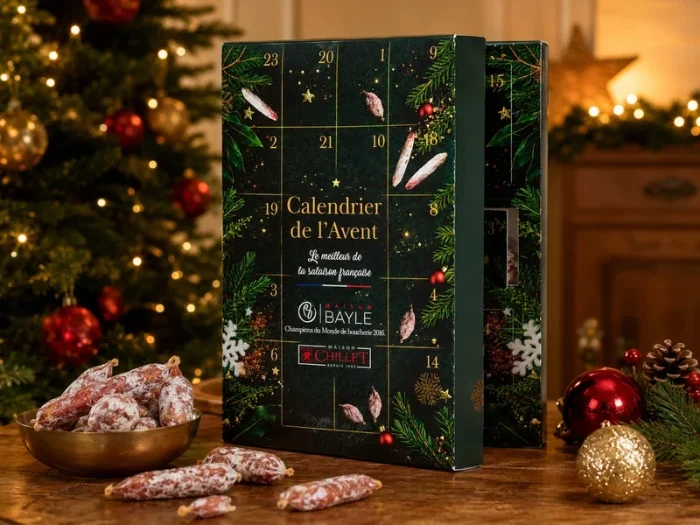 Calendrier avent saucisson Bayle