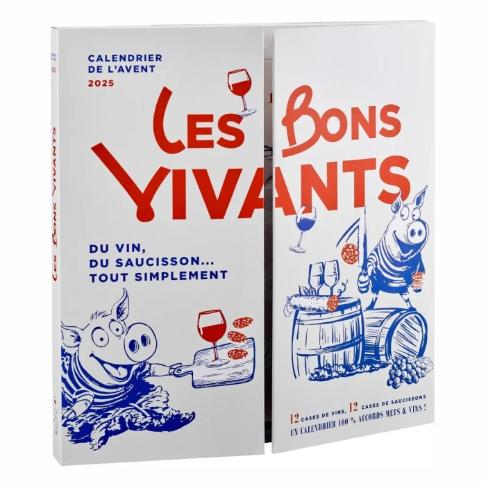 Calendrier avent saucisson vin